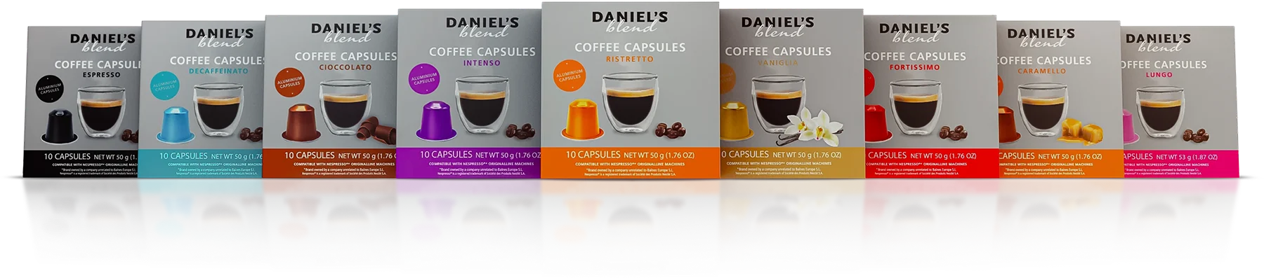 Daniel's Blend — Complete capsule range